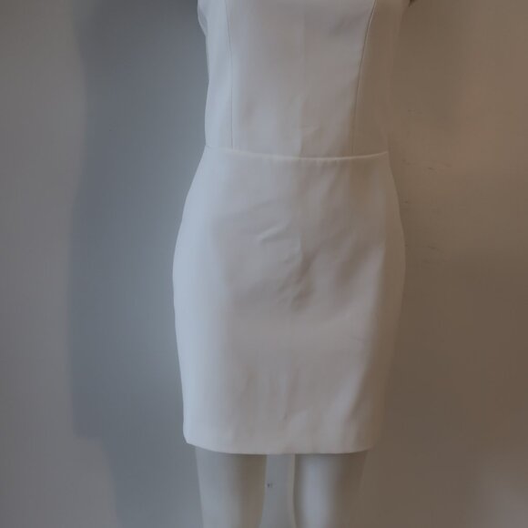 NWT Women Generation Love White Rhinestone Joelle Crystal Strapless Dress 8 - Picture 6 of 15